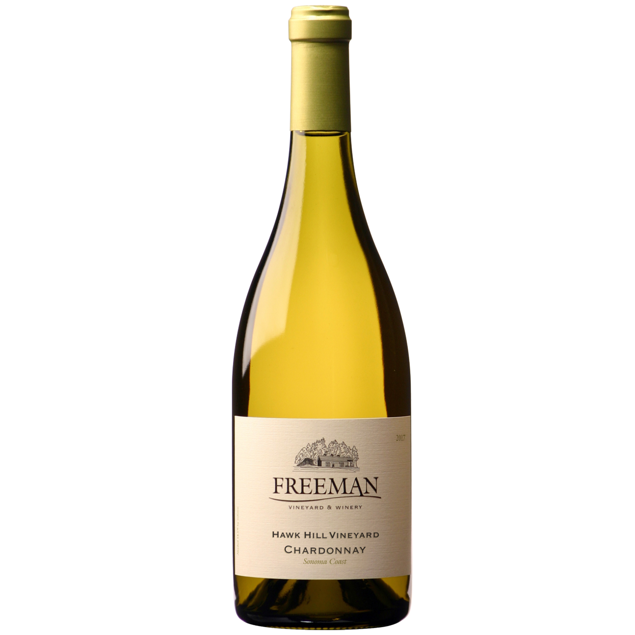 Freeman Vineyard & Winery Hawk Hill Vineyard Sonoma Coast Chardonnay 2018