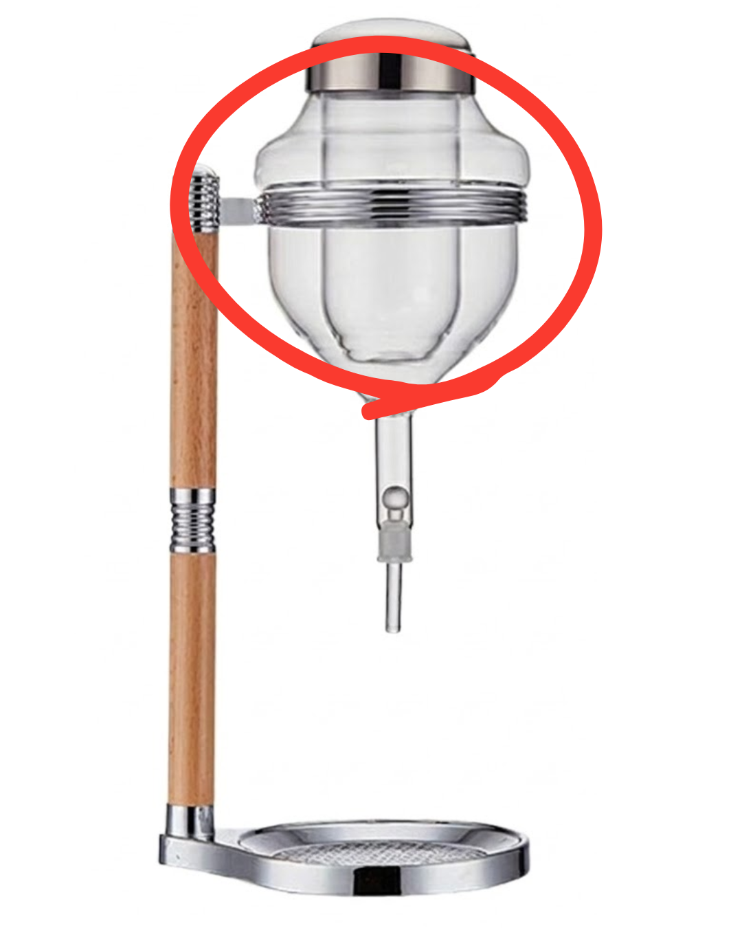 Glass Tube - Sake Cooler Dispenser