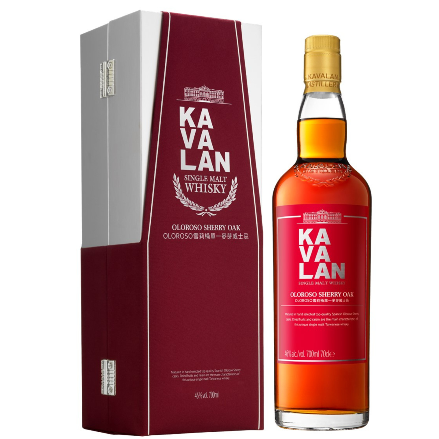 Kavalan Solist Oloroso Sherry Cask Single Strength Single Malt Whisky (Release 2021) (Gift Box)