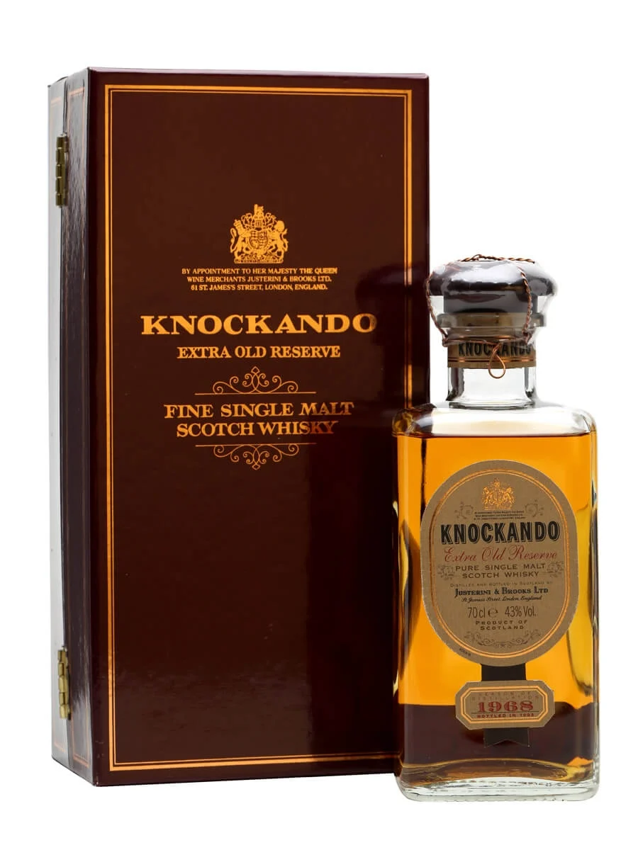 Knockando Extra Old Reserve Fine Single Malt Scotch (Old Version) (w/ Box)