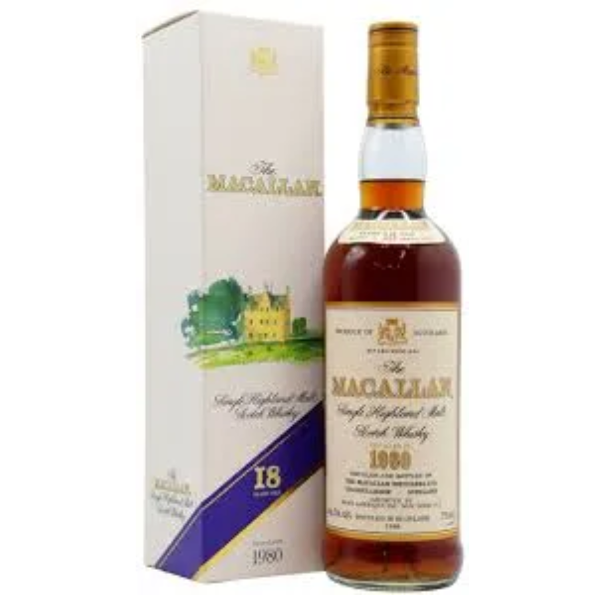 The Macallan 18 Year Old 1980 Sherry Oak Highland Single Malt Whisky (Gift Box)