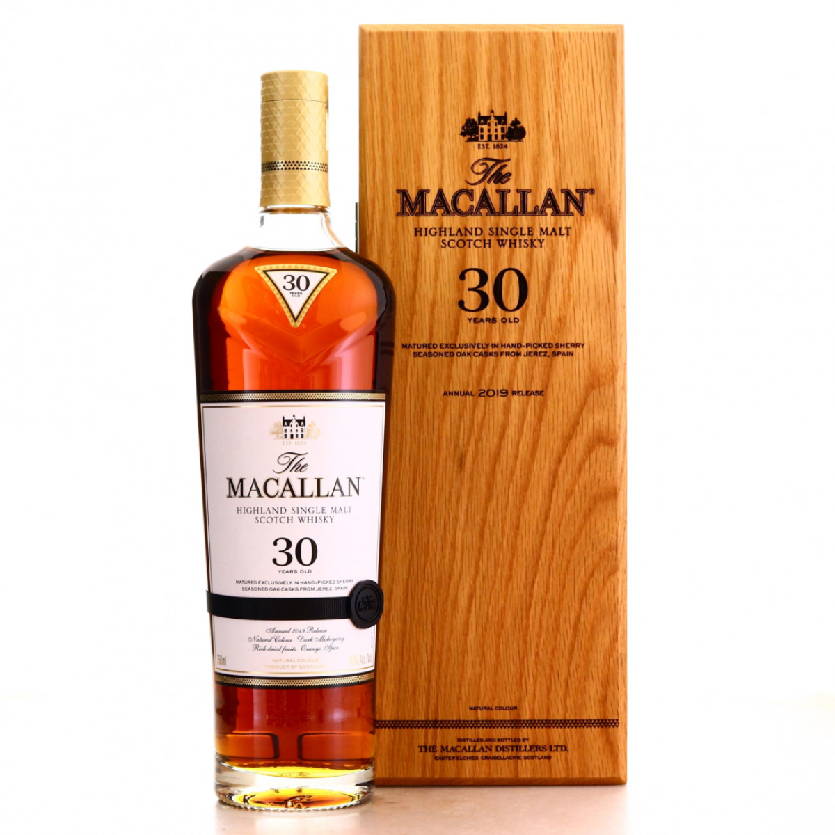The Macallan 30 Year Old Sherry Oak Highland Single Malt Whisky (2019 Release)