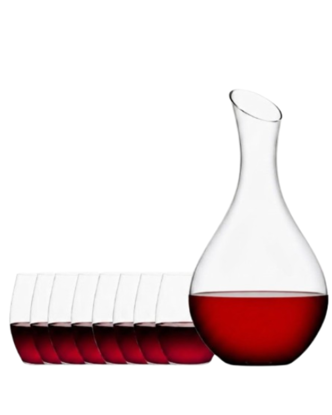 Plumm Stemless Red+ 8gl & Bonus Spring Decanter x 2