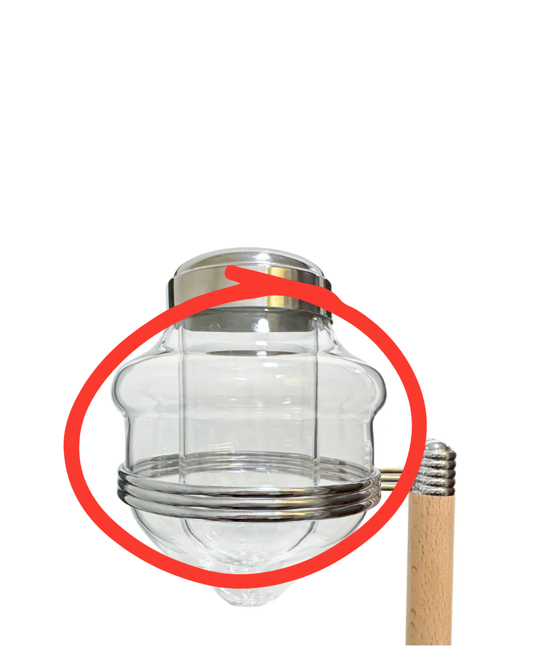 Glass Tube - Sake Cooler Dispenser