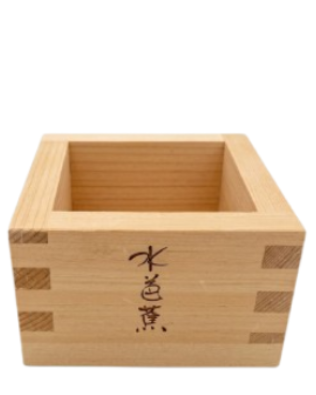 Masu Cup Japanese Hinoki Cypress Wooden Sake Cup Box - Mizubasho