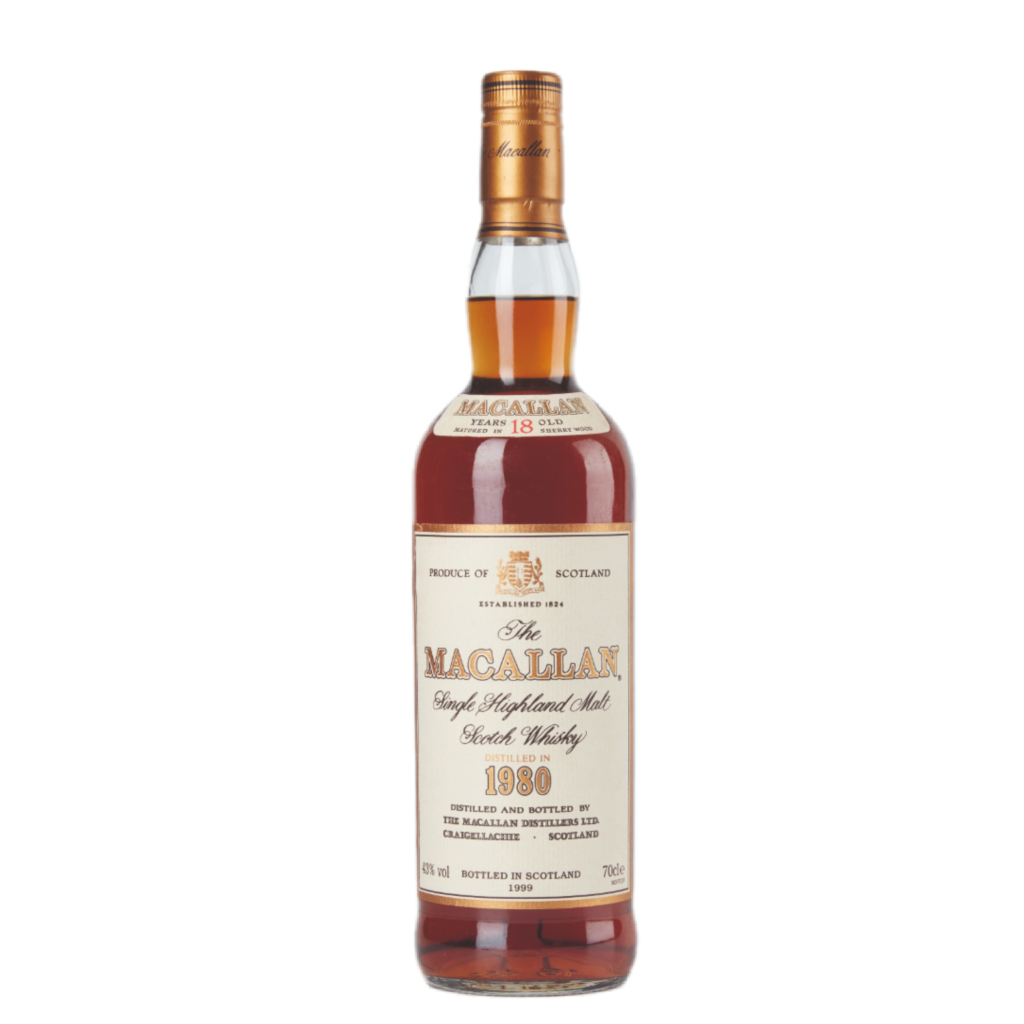 The Macallan 18 Year Old 1980 Sherry Oak Highland Single Malt Whisky