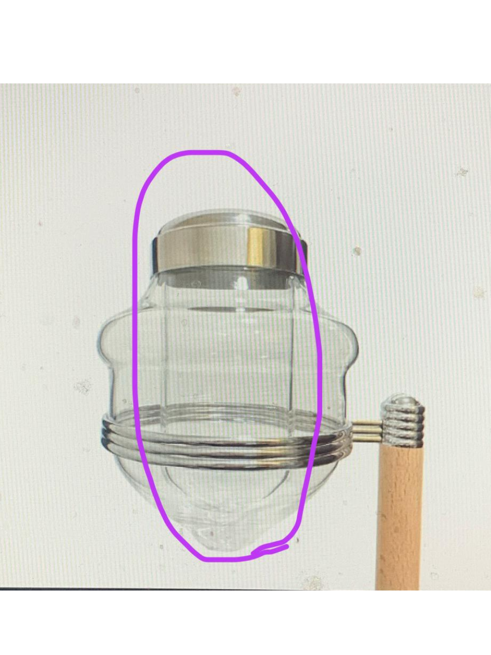 Glass Tube - Sake Cooler Dispenser