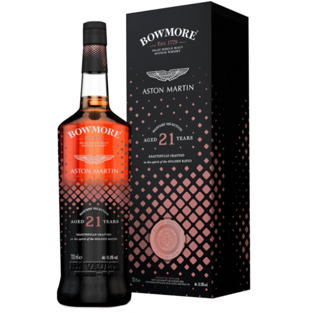Bowmore Aston Martin 21 Year Old Master Selected Islay Single Malt (Gift Box)