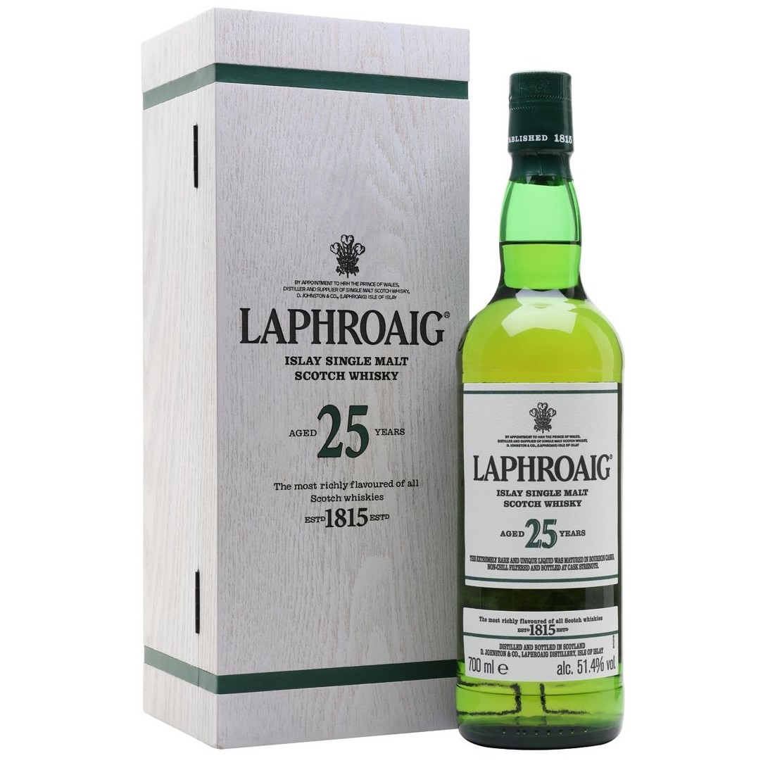Laphroaig 25 Year Old Islay Single Malt (Gift Box)
