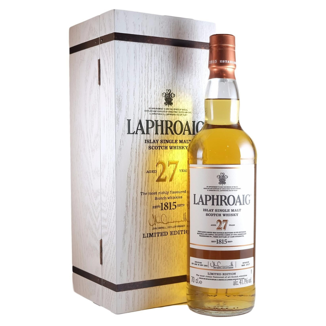 Laphroaig 27 Year Old Islay Single Malt (2017 Release) (Gift Box)