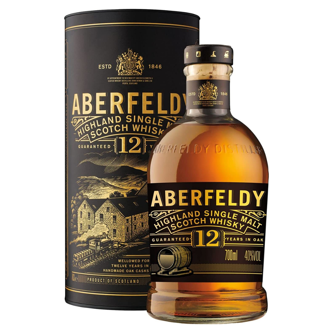 Aberfeldy 12 Year Old Highland Single Malt (Gift Box)