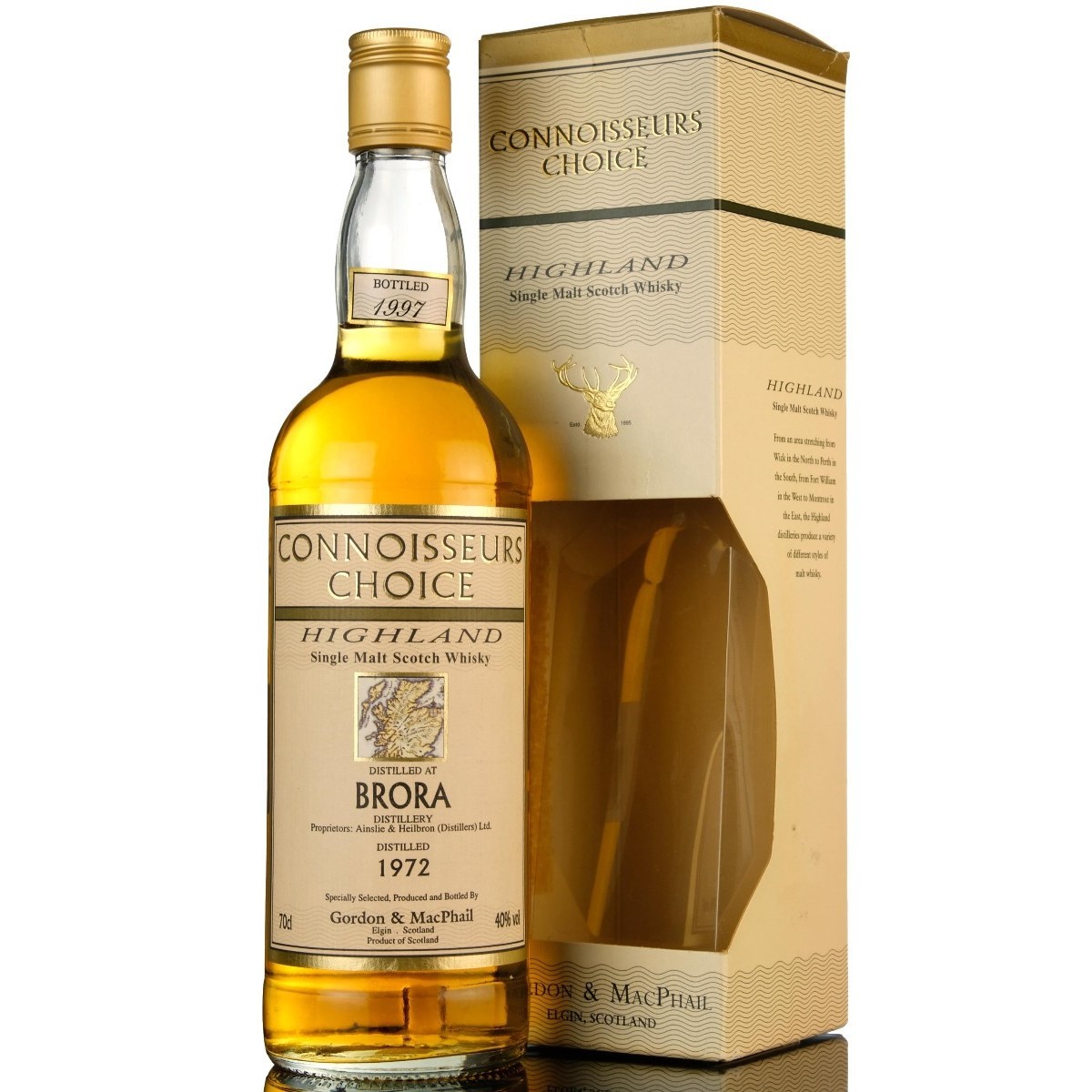 Gordon & MacPhail Connoisseurs Choice Brora 1972 Highland Single Malt (Gift Box)