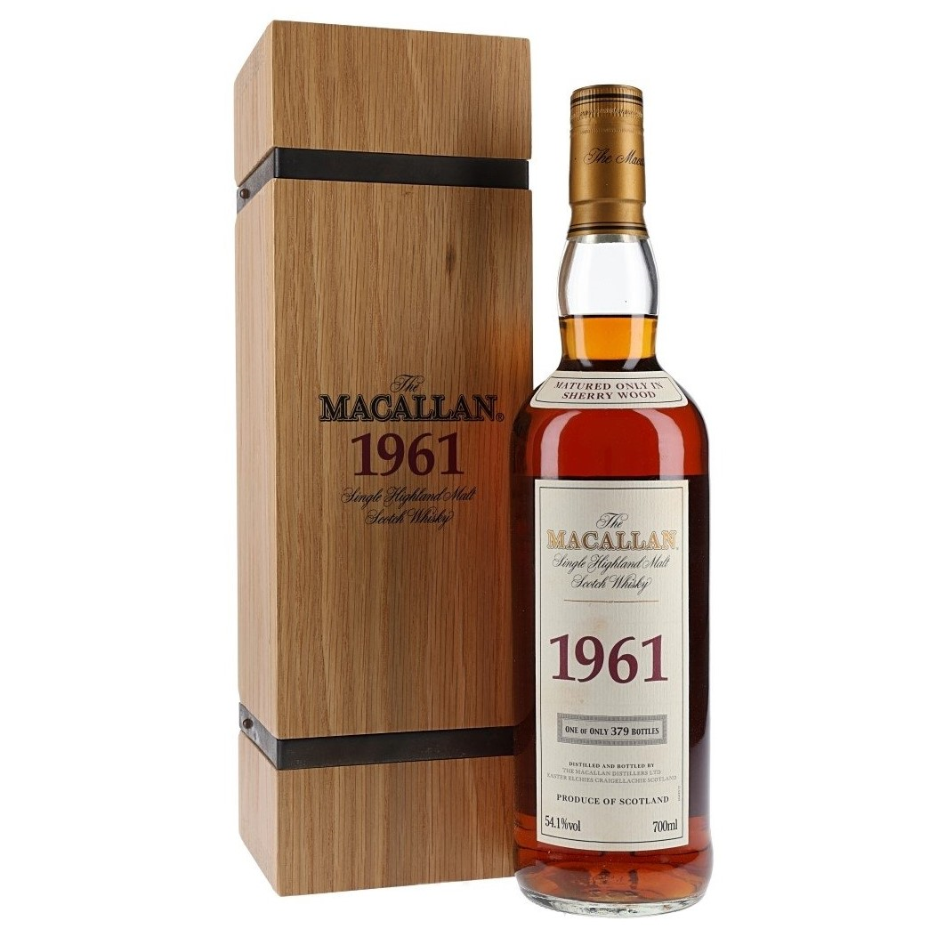 The Macallan 1961 40 Year Old Cask Strength Speyside Single Malt Scotch Whisky (379 Bts. produced) (Gift Box)