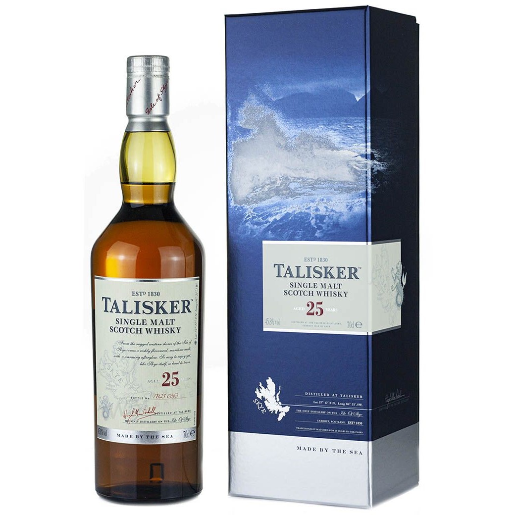 Talisker 25 Year Old Islands Single Malt (2018 Release)(Gift Box)