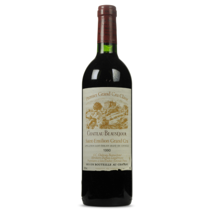 Duffau-Lagarrosse Château Beausejour Preimer Grand Cru Classé B St. Émilion 1990