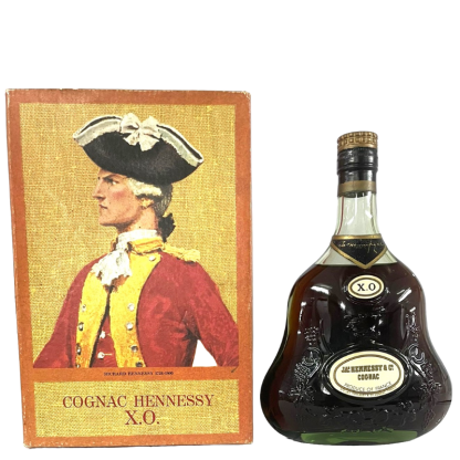 Hennessy X.O. Cognac (Cowboy Font/Gift Box/James Matheson Label)