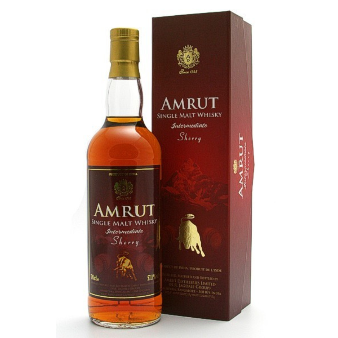 Amrut Intermediate Sherry Single Malt 2015 (Gift Box)