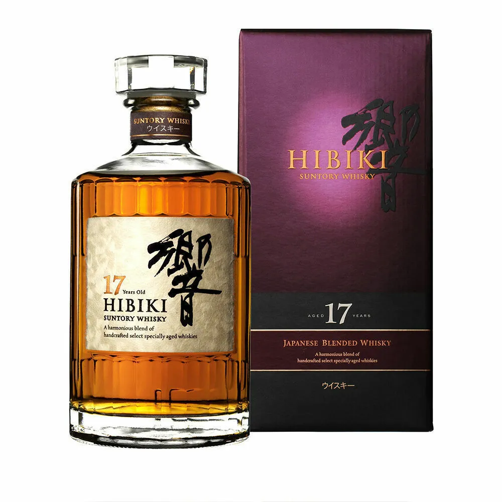 Hibiki 17 Years Old Blended Whisky (Previous Gift Box Design)