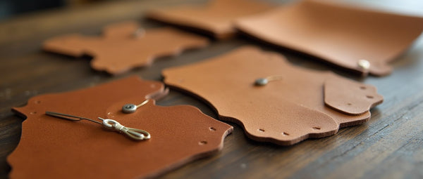 DEEPKEE Handmade Leather Trifold Key Wallet #KZ230