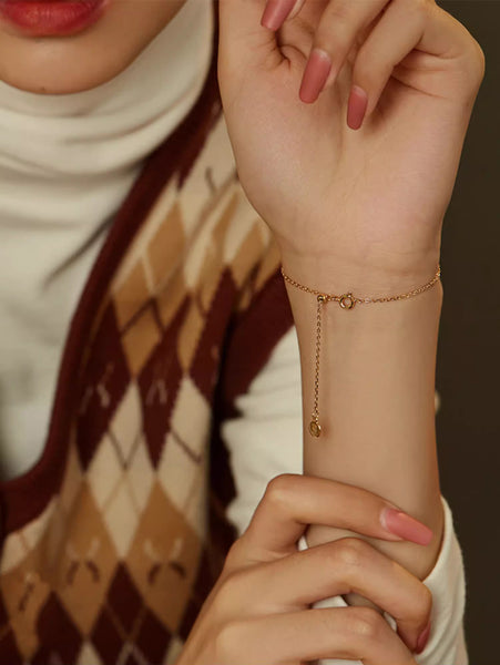 DEEPKEE original nubuck handmade full-grain genuine leather cowhide bag Vintage Temperament Bracelet #45869