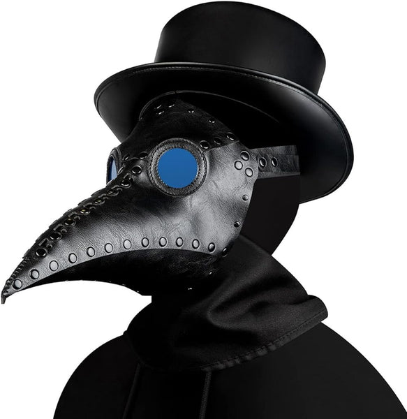 DEEPKEE original nubuck handmade full-grain genuine leather cowhide bag Deepkee Plague Doctor Bird Mask Headgear Novelty Masks #FPBM080