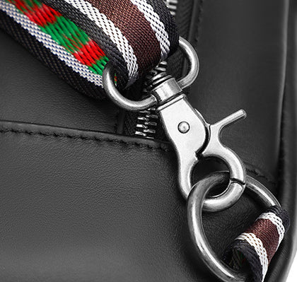 DEEPKEE original nubuck handmade full-grain genuine leather cowhide bag Deepkee Handcraft Cowhide Crossbody Sling Diagonal Bag #4022