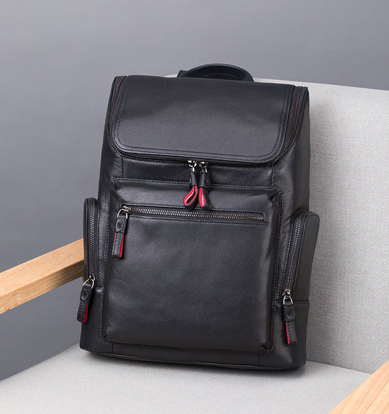 DEEPKEE original nubuck handmade full-grain genuine leather cowhide bag DEEPKEE real LEATHER Crocodile Design Style Cowhide Backpack #1269