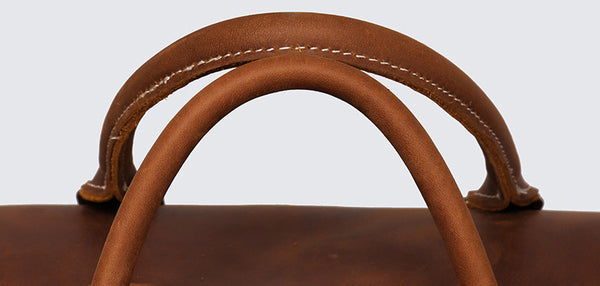 DEEPKEE original nubuck handmade full-grain genuine leather cowhide bag DEEPKEE HANDMADE | ADOLF LEATHER DUFFLE No.1188-1