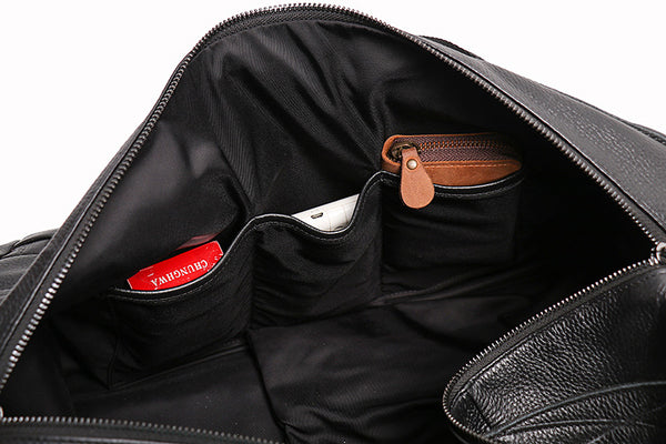 DEEPKEE original nubuck handmade full-grain genuine leather cowhide bag DEEPKEE LEATHER | Lance WEEKEND BAG No.1109