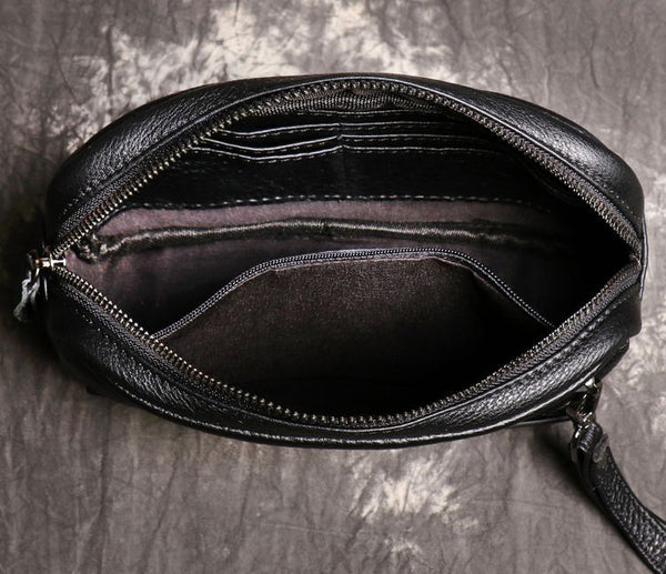 DEEPKEE original nubuck handmade full-grain genuine leather cowhide bag DEEPKEE LEATHER | Carlton Clutch Bag No.J082