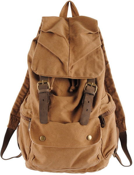 DEEPKEE original nubuck handmade full-grain genuine leather cowhide bag Outdoor Research Backpack #2105