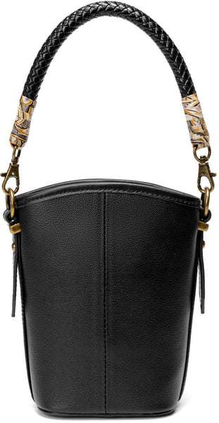 DEEPKEE original nubuck handmade full-grain genuine leather cowhide bag Steampunk Rivet Handbag #G178