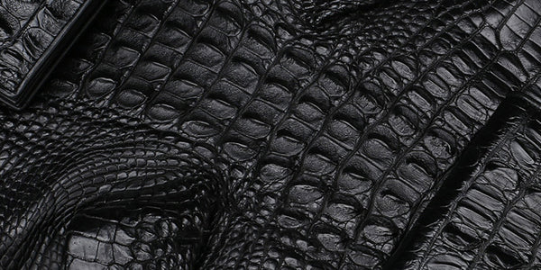 DEEPKEE original nubuck handmade full-grain genuine leather cowhide bag Crocodile Leather Clutch Bag For Men #2024