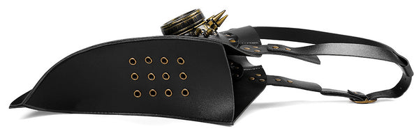 DEEPKEE original nubuck handmade full-grain genuine leather cowhide bag Steampunk Beak Mask Headdress Prom Holiday Party Supplies Punk Leather Masks #FPBM013