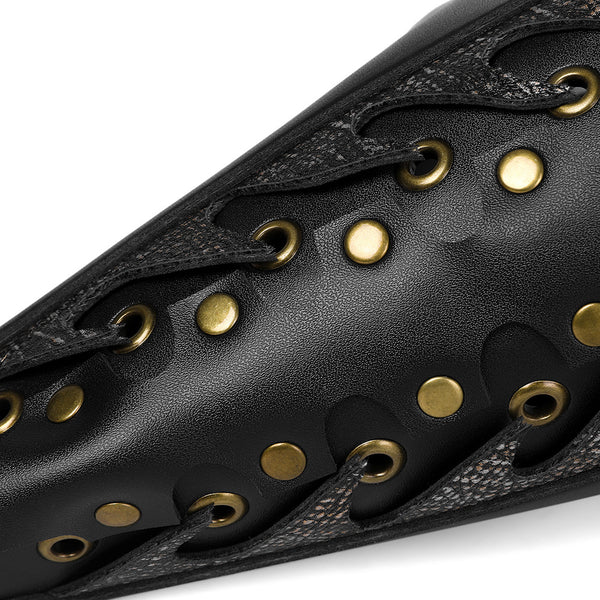 DEEPKEE original nubuck handmade full-grain genuine leather cowhide bag Punk Halloween Plague Doctor Mask Headgear #FPBM059