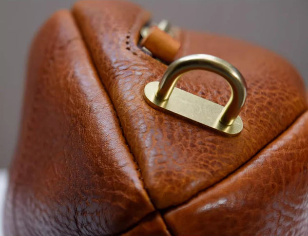 DEEPKEE original nubuck handmade full-grain genuine leather cowhide bag Fashionable Handmade Leather Chest Bag Sling Bag Sling Pack #604272