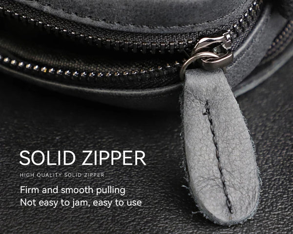 DEEPKEE original nubuck handmade full-grain genuine leather cowhide bag 2 in 1 Shoulder Bag,Genuine Leather Crossbody Waist Belt Bag No.8133