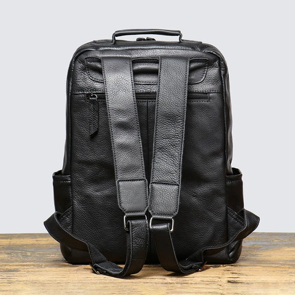 DEEPKEE original nubuck handmade full-grain genuine leather cowhide bag The Executive Duffel Backpack #0825-2