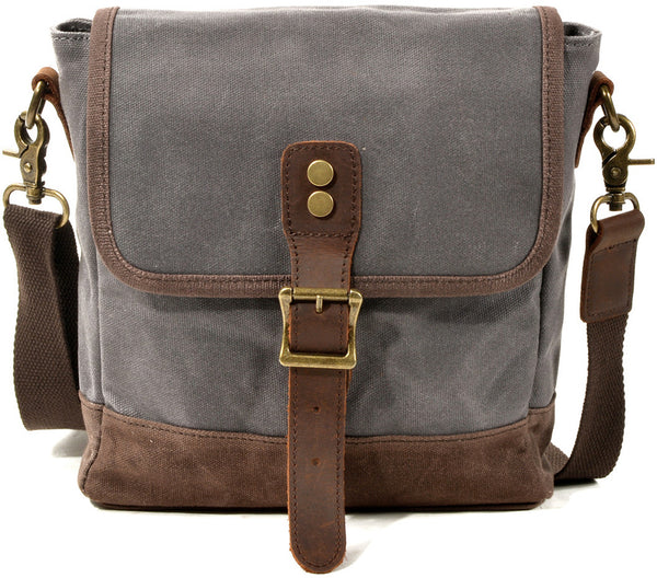 DEEPKEE original nubuck handmade full-grain genuine leather cowhide bag Deepkee HANDMADELeather Crossbody Sling Bag #6070