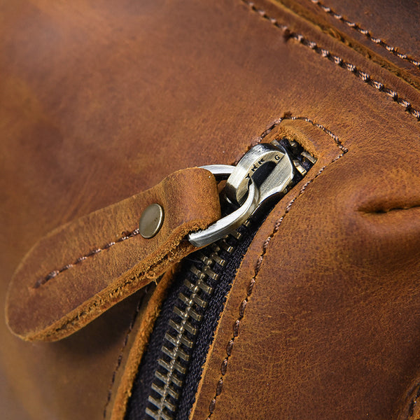 DEEPKEE original nubuck handmade full-grain genuine leather cowhide bag DEEPKEE LEATHER | The Hagen Leather Vintage Backpack G240