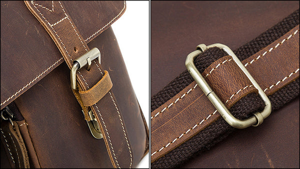 DEEPKEE original nubuck handmade full-grain genuine leather cowhide bag The Classic cowhide men's handbag briefcase #9033