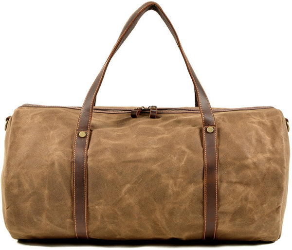 DEEPKEE original nubuck handmade full-grain genuine leather cowhide bag Urban Weekender Duffle Bag #9824