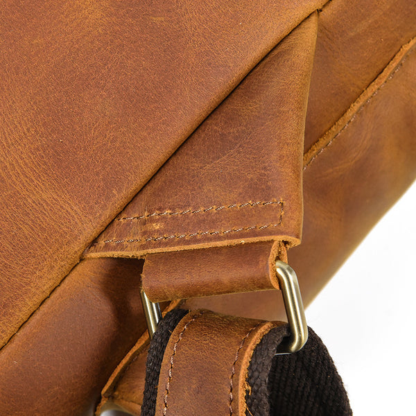 DEEPKEE original nubuck handmade full-grain genuine leather cowhide bag DEEPKEE LEATHER | The Hagen Leather Vintage Backpack G240