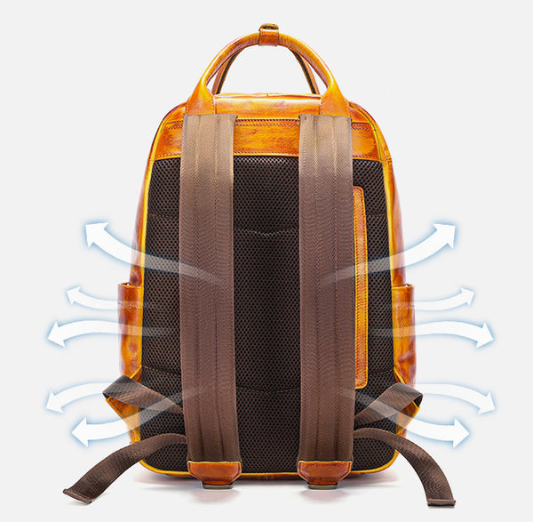 DEEPKEE original nubuck handmade full-grain genuine leather cowhide bag DEEPKEE HANDMADE Leather Business Shoulder Bag #816