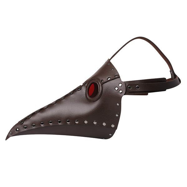DEEPKEE original nubuck handmade full-grain genuine leather cowhide bag Deepkee Plague Doctor Bird Mask Headgear Novelty Masks #FPBM080