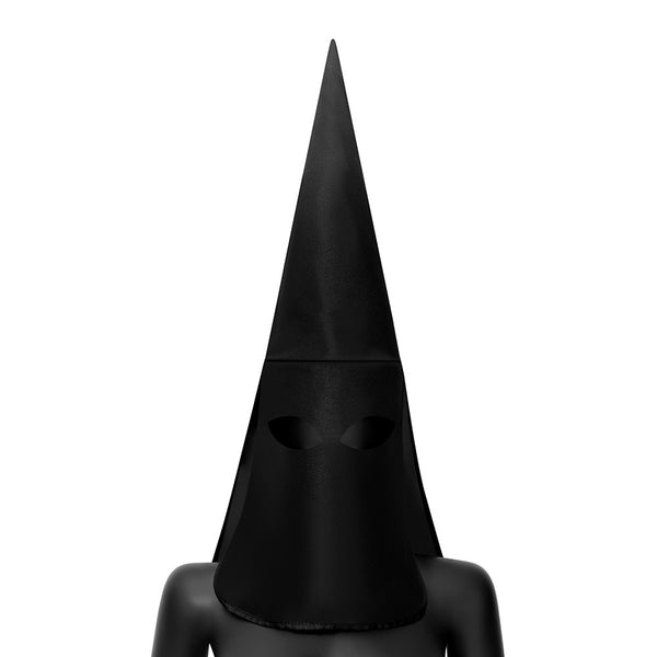 DEEPKEE original nubuck handmade full-grain genuine leather cowhide bag Penitentes Initiation hood punk witch's hat #FHT008