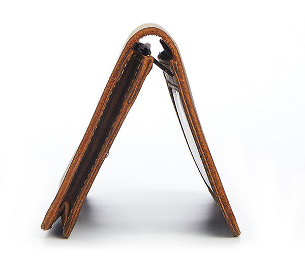 DEEPKEE original nubuck handmade full-grain genuine leather cowhide bag The Long Wallet #2043