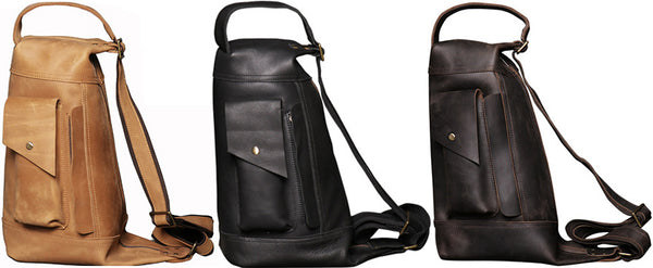 DEEPKEE original nubuck handmade full-grain genuine leather cowhide bag San Francisco 49ers Mountaineering bag No.30149