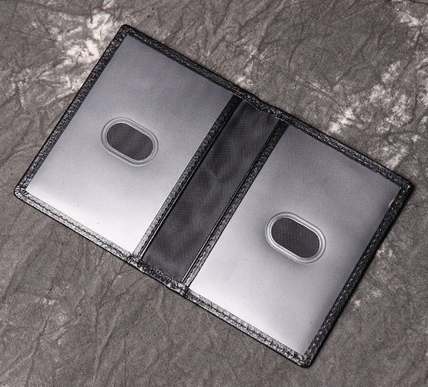 DEEPKEE original nubuck handmade full-grain genuine leather cowhide bag First Layer Cowhide, Credit Card/Driver's License Holder No.1012