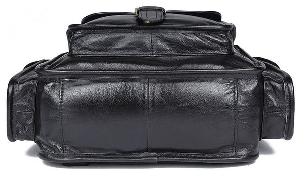 DEEPKEE original nubuck handmade full-grain genuine leather cowhide bag The Mahi Leather Backpack #7283